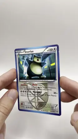 Pokemon Snorlax Team Plasma Regular - Plasma Storm 101/135 TCG Card (LP) - Image 2