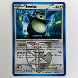 Pokemon Snorlax Team Plasma Regular - Plasma Storm 101/135 TCG Card (LP) - Image 3