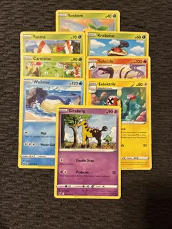 2023 Crown Zenith Pokemon Card 30+ Lot Reverse Holo N Full Art Common N Uncommon - Image 5