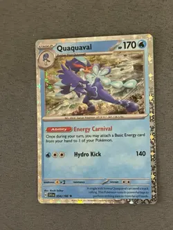 Pokemon TCG Quaquaval 054/198 Starlight Holo - Scarlet & Violet NM/M - Image 2