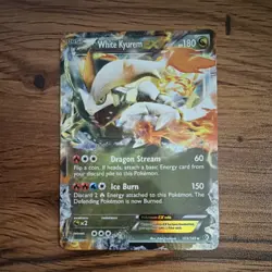 Pokemon White Kyurem EX 103/149 Boundaries Crossed Ultra Rare Holo Basic HP 180 - Image 1