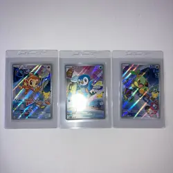 Pokemon 1st Partner Illustration Collections Turtwig #40 Chimchar #41 Piplup #42 - Image 2