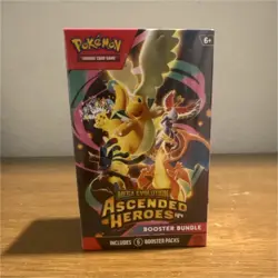 Pokemon Mega Evolution—Ascended Heroes Booster Bundle 6 Packs Dragonite Mewtwo - Image 1