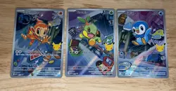 Pokemon TCG First Partner Illustration Collection Series 1 Gen 4 Sinnoh Starters - Image 1