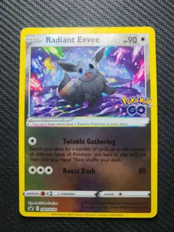 Pokemon TCG Radiant Eevee SWSH230 Black Star Promo - Image 1