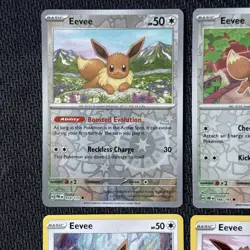 10x Pokemon TCG Eevee Bundle, mixed set, No duplicate , regular, Near mint - Image 2