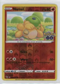 Numel (Peelable Ditto) Reverse Foil Pokemon Sword & Shield Pokemon Go #013 - Image 1