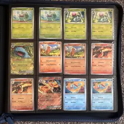 Pokemon Scarlet Violet 151 Complete Base Set + all reverse Holo's plus all 12 EX - Image 1