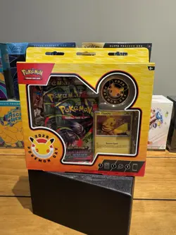 Pokemon 2026 Pokemon Day Collection Box Pikachu Promo 3 Booster Packs Sealed - Image 1