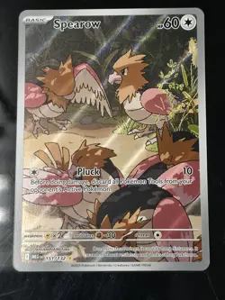 Pokemon TCG Spearow 151/132 Mega Evolution Illustration Rare Near Mint Condition - Image 1