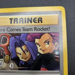 Pokemon TCG Trainer Team Rocket Here Comes Team Rocket! # 71/82 Rare Wizards OTC - Image 3