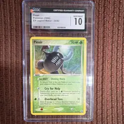 Pokemon TCG Pinsir EX Legend Maker 24/92 CGC 10 GEM MINT 2006 - Image 1
