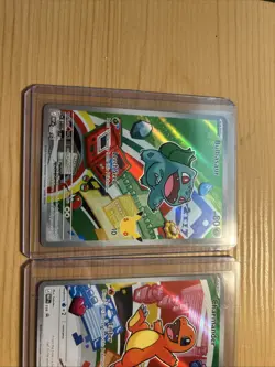 Pokemon TCG Bulbasaur Charmander Squirtle Promo Set of 3 - Image 2