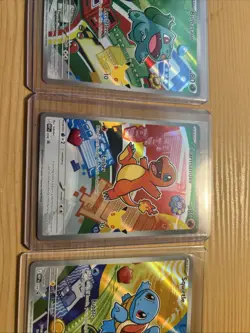 Pokemon TCG Bulbasaur Charmander Squirtle Promo Set of 3 - Image 3