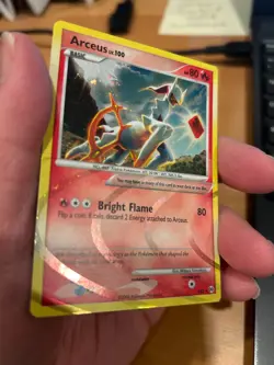 Pokemon TCG Arceus (AR3) - Holofoil LP - Platinum Arceus - Image 3