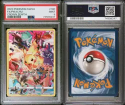 PSA 9 Mint 2023 Pokemon Crown Zenith Pikachu Full Art SECRET RARE #160/159 - Image 3