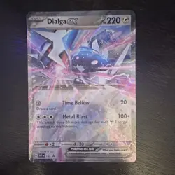 The Pokemon Company Pokemon TCG Dialga ex 180 SV Promo Holo Full Art EX 220 HP - Image 1