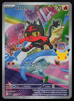 Litten 044 Holo Promo ME: Mega Evolution Promo Pokemon English NM - Image 1