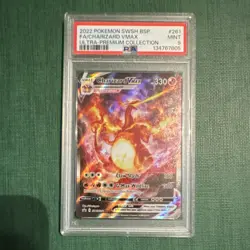 Pokemon TCG Charizard VMAX SWSH261 SWSH Promo Holo Full Art PSA 9 2022 - Image 1
