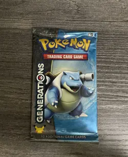 Pokemon TCG XY Generations Booster Pack Factory Sealed | Blastoise Pack Art - Image 1