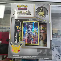 Pokemon 20th Anniversary Mythical Pokemon Collection - Arceus Pin Box New Sealed - Image 1