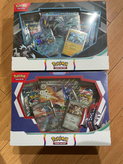 Pokemon Black Kyurem/Melmetal EX And Reshiram/Archaludon Collection Box Bundle - Image 1