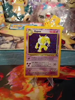 Pokemon Fossil Set Holo 8/62 Hypno - Image 1