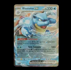 Blastoise EX 030/142 Stellar Crown 2024 Pokemon - Image 1
