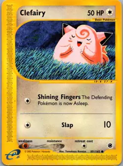 Clefairy 101/165 Common Expedition Base Set Pokemon Lightly Played - Image 1