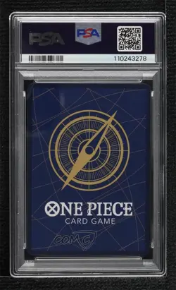 2022 One Piece Card Game: Romance Dawn OP01 SEC Shanks #OP01-120 PSA 10 GEM MT - Image 2