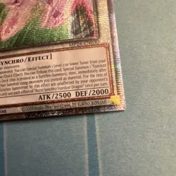 Yu-Gi-Oh! Accel Synchro Stardust Dragon MP24-EN030 Quarter Century Secret Rare - Image 5