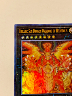 Yugioh TCG Hieratic Sun Dragon Overlord of Heliopolis 1st Edition Ultra Rare LP - Image 4