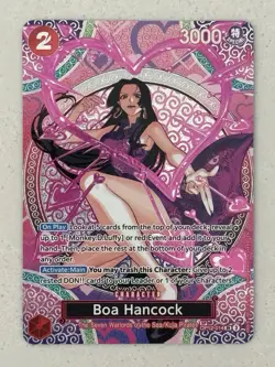 One Piece TCG Boa Hancock (SP) Adventure on Kami's Island SR • OP12-014 Foil - Image 1