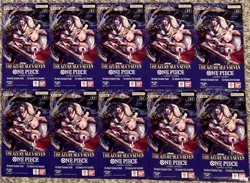 Lot of 10 – One Piece TCG The Azure Sea’s Seven OP-14 Sleeved Booster Pack Seale - Image 1