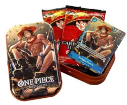 One Piece TCG Eng: Tin Pack Set Vol. 2 Portgas.D.Ace [TS-02 OP13] NEW SEALED - Image 2