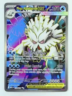 Pokemon TCG Mega Abomasnow EX Mega Evolution Ultra Rare Card 157/132 NM - Image 1