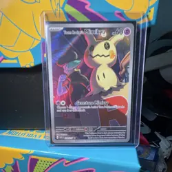 Pokemon Team Rocket's Mimikyu 238/217 AKC Basic Psychic Regular Card English - Image 1