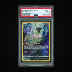 Mew Crown Zenith Galarian Gallery Holo Rare Card GG10/GG70 Graded PSA 9 Sleeping - Image 1