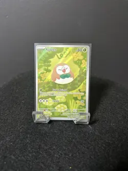 Rowlet 090/088 Me03: Perfect Order Illustration Rare Near Mint Pokemon Tcg Card - Image 1