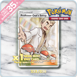 SINGLES Professor Oak's Set Up 233/236 – Cosmic Eclipse – Pokemon Cards TCG – NM - Image 1