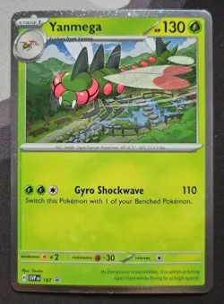 Yanmega - (Cosmos Holo) Holo Promo SV: Scarlet & Violet Promo Cards 187 NM - Image 1