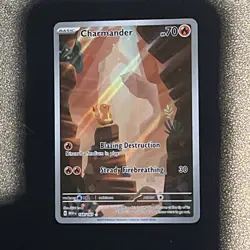 Charmander 168/165 Scarlet & Violet 151 Illustration Rare Holo Card Pokemon - Image 3