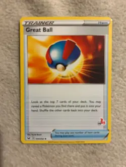 Pokemon TCG Great Ball Trainer Card Scarlet & Violet 164/202 Item Sunburst Art - Image 1