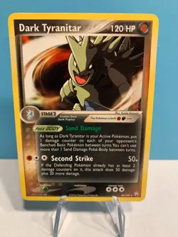 NM Dark Tyranitar 20/109 EX Team Rocket Returns Pokemon Card Non-Holo - Image 1