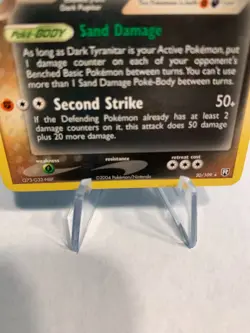 NM Dark Tyranitar 20/109 EX Team Rocket Returns Pokemon Card Non-Holo - Image 5