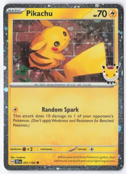 Pikachu (Pokemon Day 2026) Holo Common Miscellaneous Cards & Products 051/162 NM - Image 1
