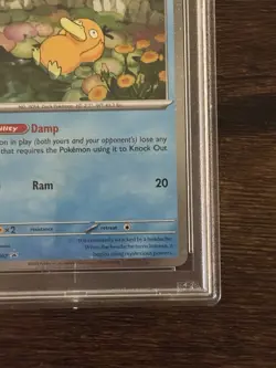 Fresh 2025 POKEMON Card MEP MEGA EVOLUTION THREE PACK BLISTER #007 PSYDUCK PSA 9 - Image 4