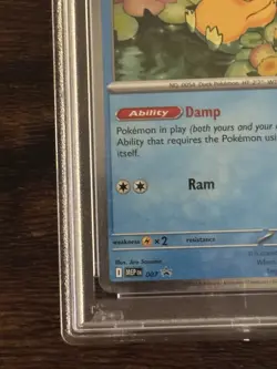 Fresh 2025 POKEMON Card MEP MEGA EVOLUTION THREE PACK BLISTER #007 PSYDUCK PSA 9 - Image 5