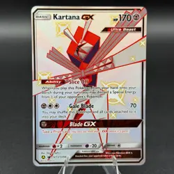 Kartana GX - SV73/SV94 - Pokemon Hidden Fates Sun & Moon Shiny Rare Card NM - Image 1