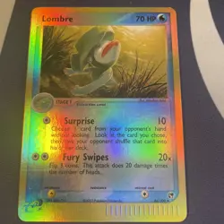 Lombre 46/100 EX Sandstorm 2003 Pokemon Card Reverse Holo Uncommon LP - Image 1